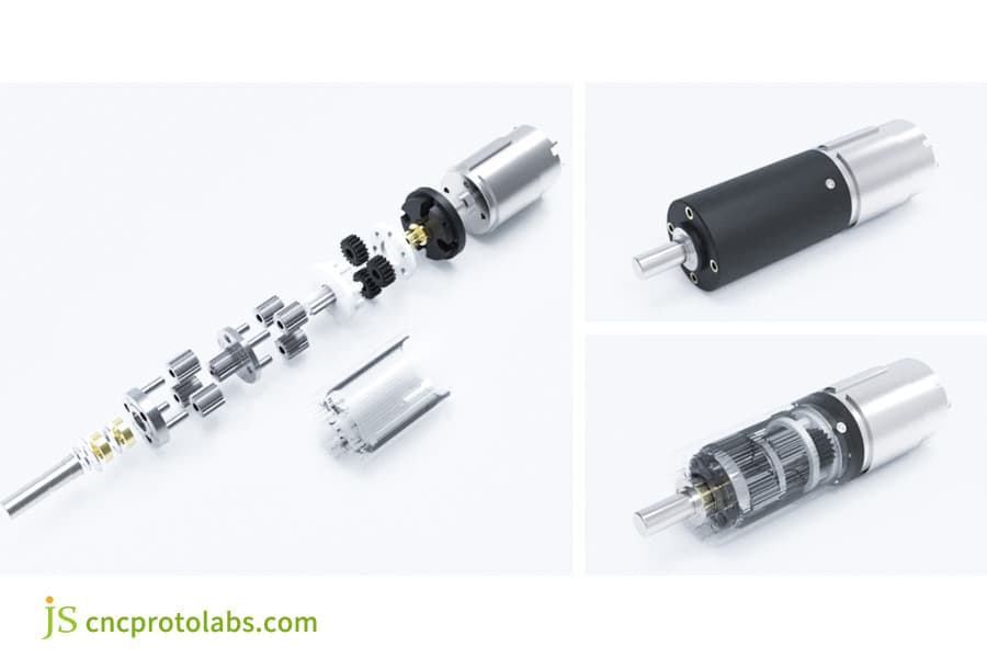 Smart curtain motor prototype gear manufacturing.