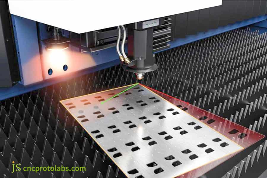 Sheet metal laser cutting DFM nesting