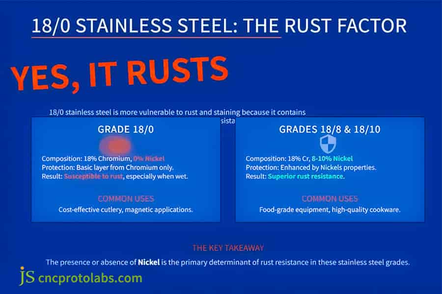 Steel rust resistance chart