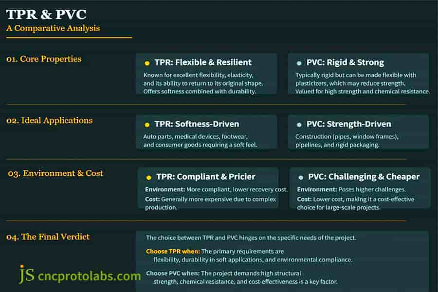 TPR plastic material vs. PVC