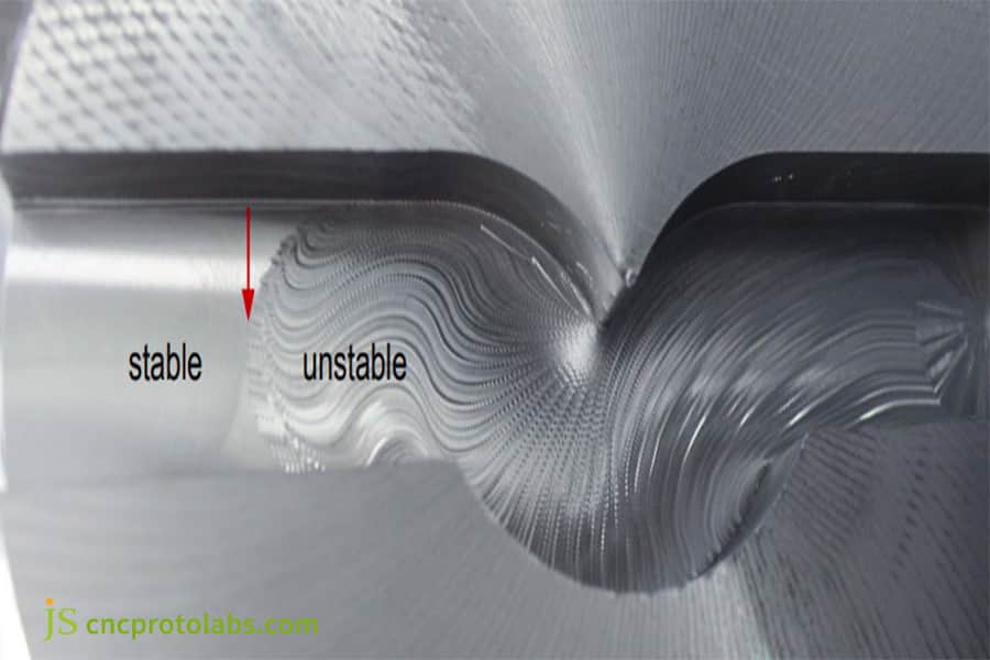 الاهتزاز في خدمات الطحن CNC الكبيرة