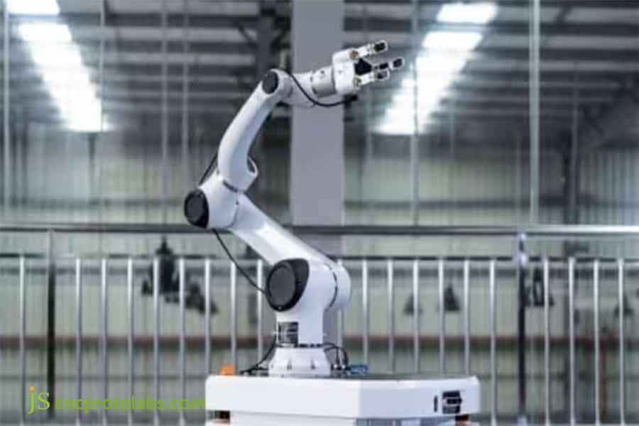 Bras robotique en aluminium pour robots collaboratifs.